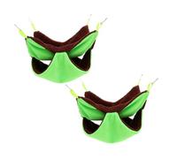 BESPORTBLE 2 pièces Nid pour Hamster et Chinchilla Coton Doux Lot de Lit Suspendu Confortable et Isolant Cachette Naturelle pour Petits Animaux Facile à Nettoyer et