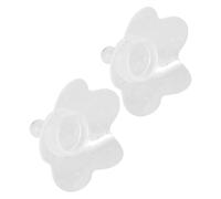 BESPORTBLE 2 pièces Nursing Shields For Newborn Thin Flat Breastfeeding Protection Shields Comfortable Breathable Fit For Mothers Essential Breast Milk Care