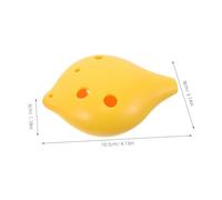 BESPORTBLE 2 Pièces Ocarina Résine pour Étudiants et Débutants Instrument à Vent et Mélodieux Formation Musicale Facile pour Garçon Fille et Adultes