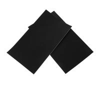 BESPORTBLE 2 Pièces Patch de Réparation Auto-adhésif en PU Noir 10x18 CM