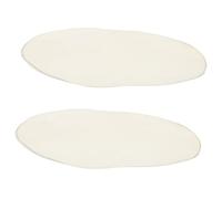 BESPORTBLE 2 pièces Peau de Tambour Peau de Chèvre Lot de Remplacement Artisanal pour Africain Surface Souple pour Jeu Confortable et Pur Compatible Tambour Main et Chamanique