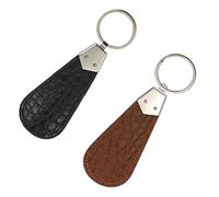 BESPORTBLE 2 pièces Pied de Voyage Cuir et Durable avec Porte Clés Aide Ergonomique Pratique pour Chaussures pour Seniors et Déplacements