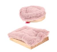 BESPORTBLE 2 Pièces Plateforme Cage Perroquet avec Coussin Chauffant Aire de Jeu et Repos pour Perroquets Perruches Hamsters et Chinchillas Accessoire pour Cage