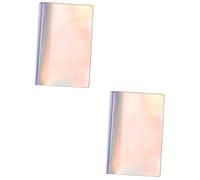 BESPORTBLE 2 Pièces Pochette de Passeport Transparent Organisateur Multi Fonctionnel Pratique pour Voyage pour Passeport Cartes et Documents