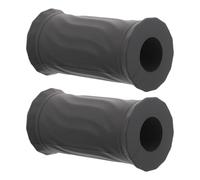 BESPORTBLE 2 Pièces Poignées en Silicone 25mm Coussin Amortisseur Vibration | Design Compact Remplaçable, Texture Granuleuse Antidérapante, Adaptées pour Musculation à Domicile