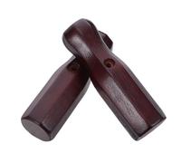BESPORTBLE 2 Pièces Poignées Foot Bois Octogonales Poignée Antidérapante Résistante pour Barres Accessoires pour Tables de Football de Bar et Maison