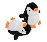 BESPORTBLE 2 pièces Porte Clé Peluche Pinguin Charmant Accessoire de Sac à Main Décoration de Clé Animale pour Noël
