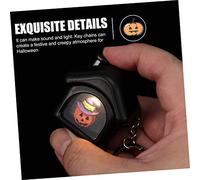 BESPORTBLE 2 pièces Porte Clés Lumineux Halloween Maison Citrouille et Pendentif Sac à Main Décoratif pour Fête et