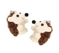 BESPORTBLE 2 Pièces Porte Clés Peluche Hérisson Pendentifs Peluche Douce Décoration Adorable pour Sacs Clés et Téléphones Cadeau pour Garçon Fille et Adultes