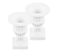 BESPORTBLE 2 Pièces Pots de Fleurs Miniatures Colonne Romaine de Décorations pour Maison de Poupées Accessoires Élégants pour Miniature Ornements de Vase Design Unique