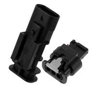 BESPORTBLE 2 pièces Prise Électrique Radar Recul pour Voiture Compatible Modèle Automobile Connecteur Mâle Étanche pour Faisceau Alimentation Radar de Stationnement Installation Rapide sans