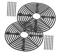 BESPORTBLE 2 Pièces Protège Plantes Maille Couvre Pots de Fleurs Découpables Filet Souillure pour Jardin Balcon et Bureau Protection Animaux et Garçon Fille Noir