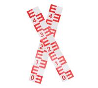 BESPORTBLE 2 Pièces Règle De Mesure De Niveau d'eau Autocollante Réfléchissante pour Piscine Et Étang