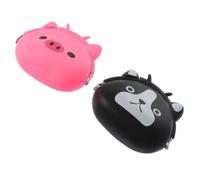 BESPORTBLE 2 Pièces Sac à clé de Clip Animal Joli Bourse de Dessin animé Petites Pochettes pour Sac à Main Portefeuille Sac à Monnaie en Silicone Sac à Langer en Silicone Gel de silice