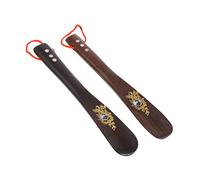 BESPORTBLE 2 Pièces Sandalwood Shoehorns Rehausseurs de Chaussures et Durables Style Aléatoire