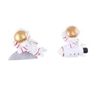 BESPORTBLE 2 pièces Stickers Muraux Résine Astronaute pour Chambre Garçon Fille Décoratif pour Interrupteurs et Prises Protection Murale Créative et Lot