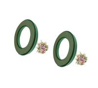BESPORTBLE 2 Pièces Support de Fleurs avec Ventouse et Boue pour Décoration Voiture Mariage Accessoire Floral DIY pour Base Auto Adhésif Sûr et Facile à Installer