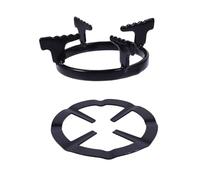 BESPORTBLE 2 Pièces Support Pour Cuisinière à Gaz Anneaux De Support Pour Wok Pour Brûleur à Gaz Pour Cafetière Italienne Résistant Chaleur