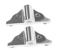 BESPORTBLE 2 Pièces Supports de Douilles Acier Inoxydable pour Porte-rames de Bateau Fixation Latérale pour Kayak Canoë et Bateau de Accessoires de Sauvetage