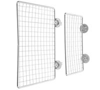 BESPORTBLE 2 Pièces Table De Perroquet Perchoir De Plate-Forme D'oiseau Perchoirs à Perruches Plate-Forme De Perchoir d'oiseaux Support De Perchoir pour Cage Silver Acier Inoxydable