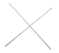 BESPORTBLE 2 pièces Table Football Replacement Rod Steel Poles for Foosball Table Accessories Easy to Install and Transport