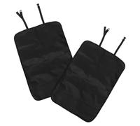 BESPORTBLE 2 Pièces Tapis de Protection pour Siège Arrière de Voiture Tissu Oxford Protecteurs Anti-saleté et Rayures avec Boucles et Sangles Élastiques Faciles à Nettoyer Compatible Suv