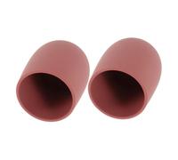 BESPORTBLE 2 pièces Tasse Garçon Fille Silicone Antidérapante Résistante Chaleur Gobelet Ouvert Dapprentissage pour Tout Petits Lot de Tasses Entraînement Garçon Fille et Facile à Nettoyer