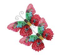 BESPORTBLE 2 Pièces Tenture En Fer Forgé Art Mural Stickers Muraux Déco Pour D'enfant Tentures Murales En Tissu Pendaison Autocollants Décor Rouge Le Fer