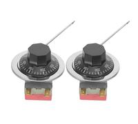 BESPORTBLE 2 Pièces Thermostat 122-572f à Bulbe Capillaire, Interrupteur de Contrôle de Température Réglable 50-300°c, Plastique, pour Friteuse Commerciale et Distributeur D'eau Chaude,