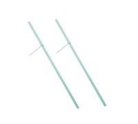 BESPORTBLE 2 pièces Toise Murale Garçon Fille Bleu Règle Hauteur Plastique pour Mesurer Décoration Chambre Enregistrement Clair Usage Garçon Fille et Adultes
