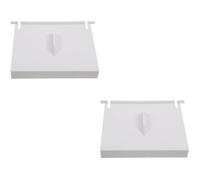 BESPORTBLE 2 Pièces volet d'écumoire de Piscine vsp Couvercle de vidange Accessoires Skimmer Piscine Fournitures Remplacement Porte Skimmer Plastique Blanche