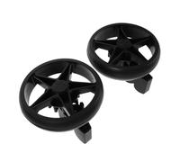 BESPORTBLE 2 Pièces Walker Wheels With Brake Silent Swivel Caster Replacement For Pram Stroller Pushchair Accessories