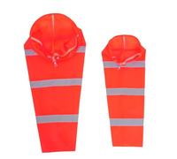 BESPORTBLE 2 Pièces Windsock Orange Étanche Tissu Oxford Aux Intempéries Haute Visibilité pour Aéroport Jardin et Chantier