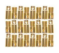 BESPORTBLE 20 Jeux de Fiches Bananes : Connecteurs Mâles Et Femelles Plaqués Or - Adaptateur de Fiche Banane 6 mm pour Le Câblage de Batteries, de Contrôleurs de Vitesse Et de Moteurs sans Balais