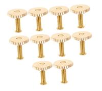BESPORTBLE 20 Pièces Badge Pin Back Screw Cap Locking Pins For Crafting Easy To Install And Secure For Diy Brooches And Decorations
