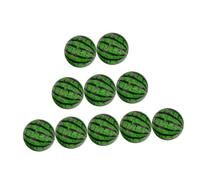 BESPORTBLE 20 pièces Balles Rebondissantes Motif Pastèque Extérieur Sûr et Portable pour Garçon Fille Balle Élastique Créative pour Jeux Piscine et Loisirs Plein Air Couleur Aléatoire