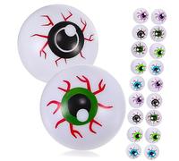 BESPORTBLE 20 pièces Balles Rebondissantes Yeux Factices Multicolores pour Décoration et Accessoires Fête Halloween