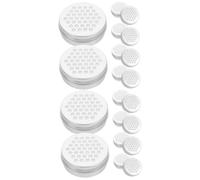 BESPORTBLE 20 Pièces Boîte en Aluminium Filetée Creuse Bougie Chauffe-Plat Peut Parfum Conteneurs D'échantillons Vides Exploité Guimauve Couvercle Boîte à Épices Boîte De Désodorisant