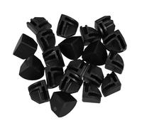 BESPORTBLE 20 Pièces Boucle De Connexion De Carte Jouets De Jeu De Rôle Panier à Porte- Base Surélevée Connecteur De Fil Connecteur De Stockage Jolies Broches Abdos Black