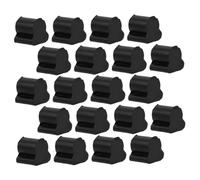BESPORTBLE 20 Pièces Liège pour Trompette Amortisseurs Caoutchouc pour Instruments à Vent Accessoires de Réparation pour Jouabilité et Du Bruit