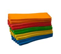 BESPORTBLE 20 Pièces Ligne De Pêche Mousse Enrouleur Enveloppé Fil De Pêche Enroulement Conseil De Pêche Fil Plaque De Pêche Leader Ligne Titulaire Accessoires