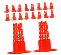 BESPORTBLE 20 Pièces Lot De Cages Élevage Pour Reines Abeilles Protections Pour Cellules De Reine Équipement Apiculture Plastique