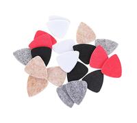 BESPORTBLE 20 pièces Lot de Médiators Feutre Durables pour Guitare Électrique et Ukulélé Accessoires Pratiques Protection des Doigts et Portable