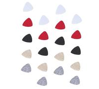 BESPORTBLE 20 pièces Lot de Médiators Feutre Forme de Cœur pour Guitare et Ukulélé Accessoires et Colorés pour Instruments à Basse Tension