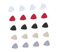 BESPORTBLE 20 pièces Lot de Médiators Feutre Forme de Cœur pour Ukulélé et Guitare Protection des Doigts Authentique Mellow Durable et Polyvalent pour Débutants et Musiciens