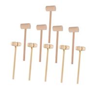 BESPORTBLE 20 pièces Maillet Bois pour Fruits de Mer Marteaux Ludiques Éducatifs pour Garçon Fille Outils pour Ouvrir Coquilles de Crabe et Homard Ensemble et Polyvalent