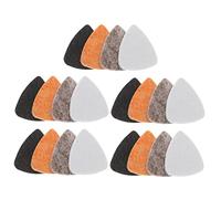 BESPORTBLE 20 pièces Médiators Feutre pour Ukulélé et Guitare et Durable Accessoires Pratiques pour Pratique et Jeu Conception Ergonomique Adaptée Aux Doigts