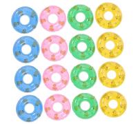 BESPORTBLE 20 pièces Mini Anneaux de Natation Flottants Jouets pour Accessoires de Photographie et Décoration Colorée Couleurs Aléatoires Couleur Aléatoire Couleur Aléatoire