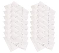 BESPORTBLE 20 Pièces Papier D'emballage pour Fleurs Papier à Fleurs Blanc Anglais Fleuriste Art Floral Emballage Présent Bricolage Décoration de Fête