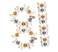 BESPORTBLE 20 Pièces Petite poignée Clips à cheveux pour coiffures mignonnes Pince à cheveux pour frange accessoires de cheveux pour femmes enfant or rose accessoires de cheveux de fée le fer